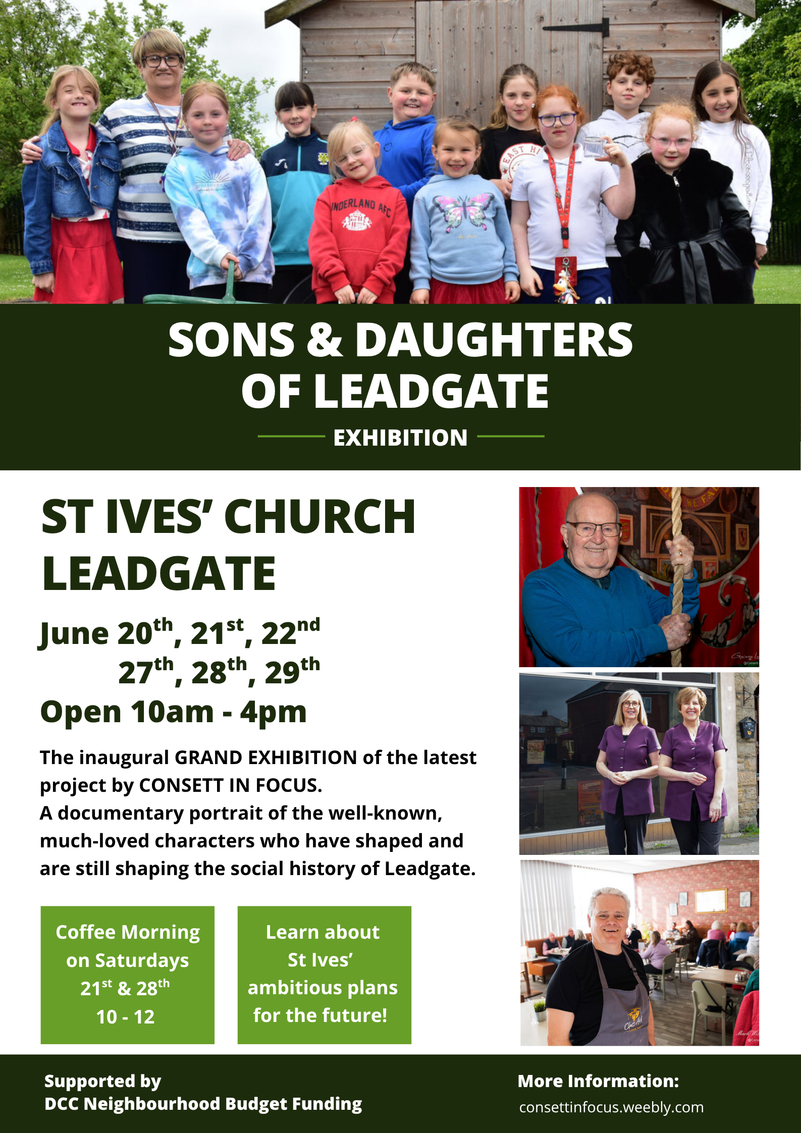 Sons & Daughters of Leadgate Exhibition
